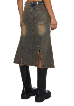 dELiA*s by Dolls Kill Bottoms|Skirts*Stand On Business Midi Skirt
