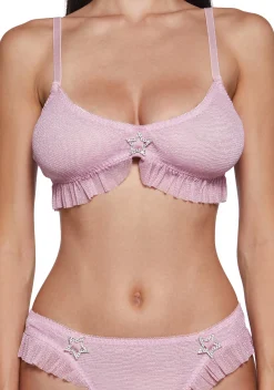 Sugar Thrillz Lingerie|Plus*Star Class Lingerie Set - Pink