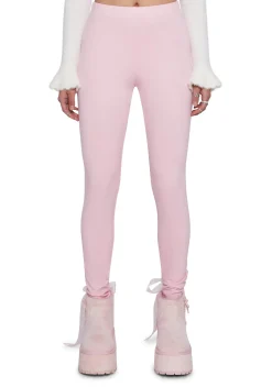 Sugar Thrillz Bottoms*Star Quality Lace-Up Leggings