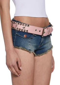 Funk Plus Belts & Harnesses*Star Studded Belt - Pink
