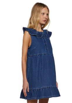 dELiA*s by Dolls Kill Sandals*Star Worthy Cross Strap Slides - Denim