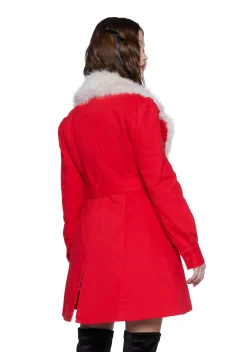 Sugar Thrillz Outerwear*Starry Delight Twill Coat