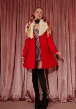Sugar Thrillz Outerwear*Starry Delight Twill Coat