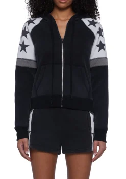 Current Mood Outerwear|Sweatshirts & Hoodies*Starry Zip Up Hoodie