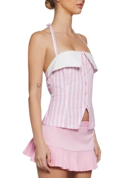 Sugar Thrillz Tops*Steamy Reads Halter Top