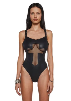 Widow Swim|Plus*Steel And Ice One Piece Swimsuit