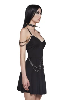 Widow Dresses|Plus*Steel Echoes Chain Dress