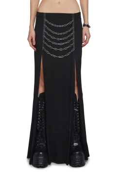 Widow Bottoms|Skirts*Steel Echoes Maxi Skirt