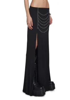 Widow Bottoms|Skirts*Steel Echoes Maxi Skirt