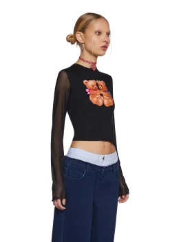 dELiA*s by Dolls Kill Tops|Plus*Stick Together Mesh Top