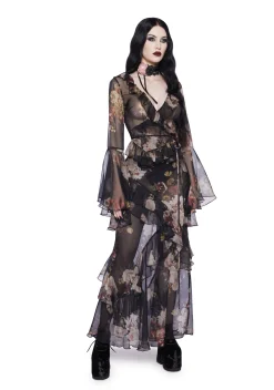 Widow Bottoms|Skirts*Still Missed Maxi Skirt - Floral