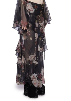 Widow Bottoms|Skirts*Still Missed Maxi Skirt - Floral