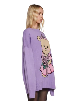 Sugar Thrillz Tops|Plus*Storybook Sweetness Intarsia Sweater