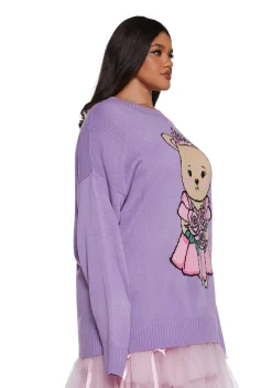 Sugar Thrillz Tops|Plus*Storybook Sweetness Intarsia Sweater