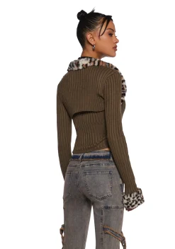 dELiA*s by Dolls Kill Tops*Straight Edge Corset And Shrug Set