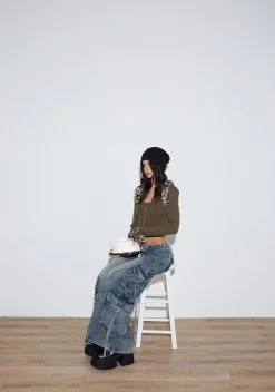 dELiA*s by Dolls Kill Tops*Straight Edge Corset And Shrug Set