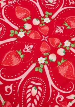 x_Dolls Kill Hair Accessories*Strawberry Handkerchief Bandana