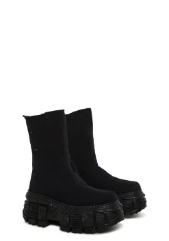 New Rock Boots|Platforms*Stretch Sock Platform Boots