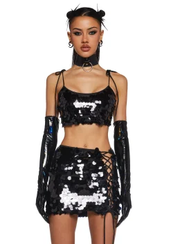 Club Exx Bottoms|Skirts*Strobelight Redux Mini Skirt