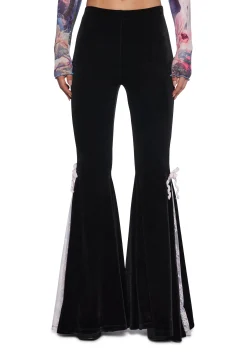 Sugar Thrillz Bottoms|Pants*Stroke Of Midnight Velvet Flares