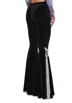 Sugar Thrillz Bottoms|Pants*Stroke Of Midnight Velvet Flares