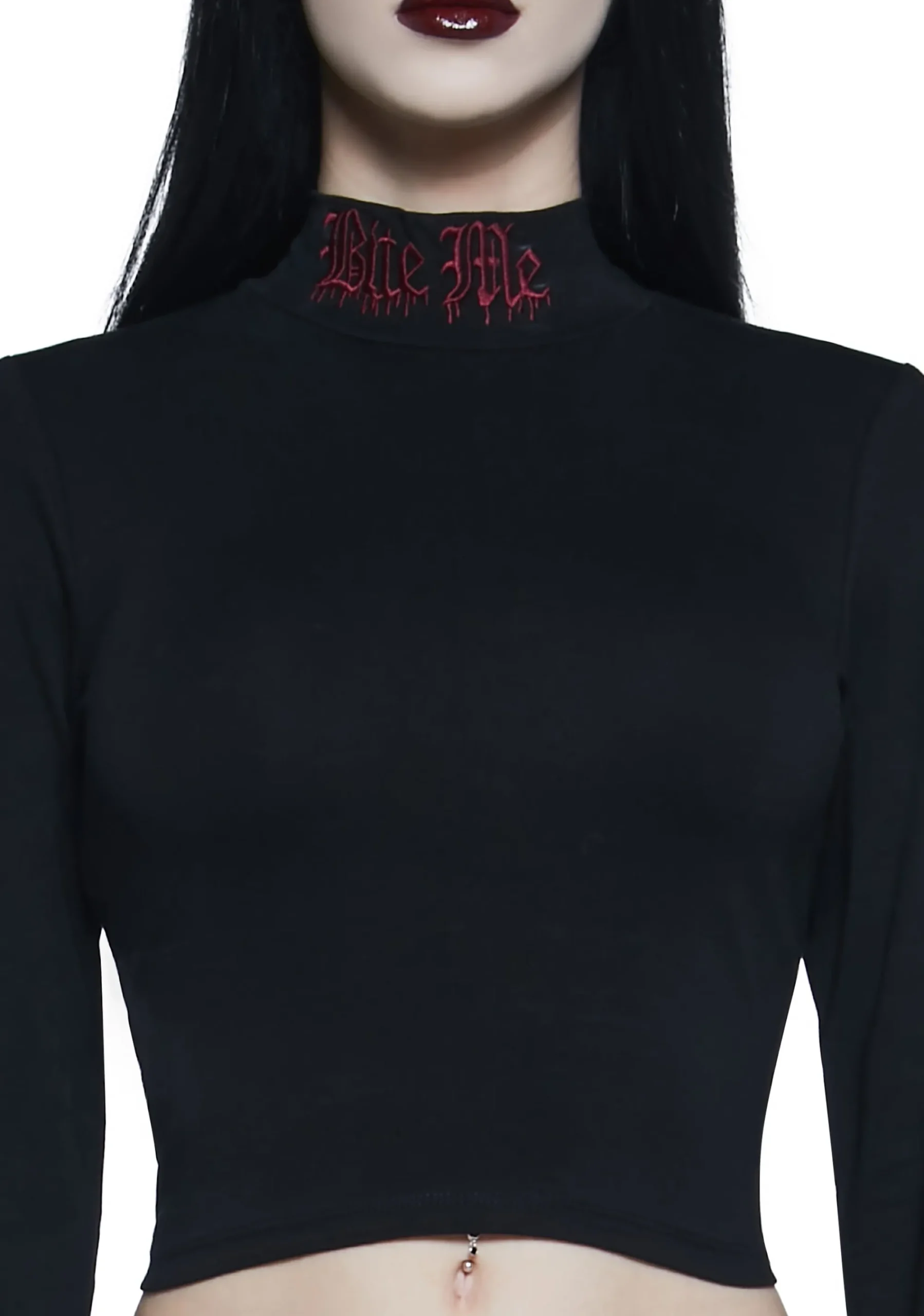 Widow Tops*Sucks To Be U Mock Neck Tee
