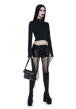 Widow Tops*Sucks To Be U Mock Neck Tee