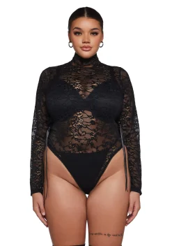 Current Mood Tops|Plus*Sultry Provocations Lace Bodysuit
