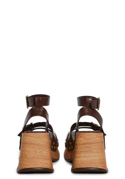 Current Mood Platforms|Sandals*Summer Moves Platform Wedges - Brown