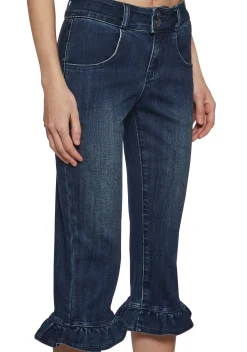 Sugar Thrillz Bottoms|Pants*Summer Nites Capri Denim Pants