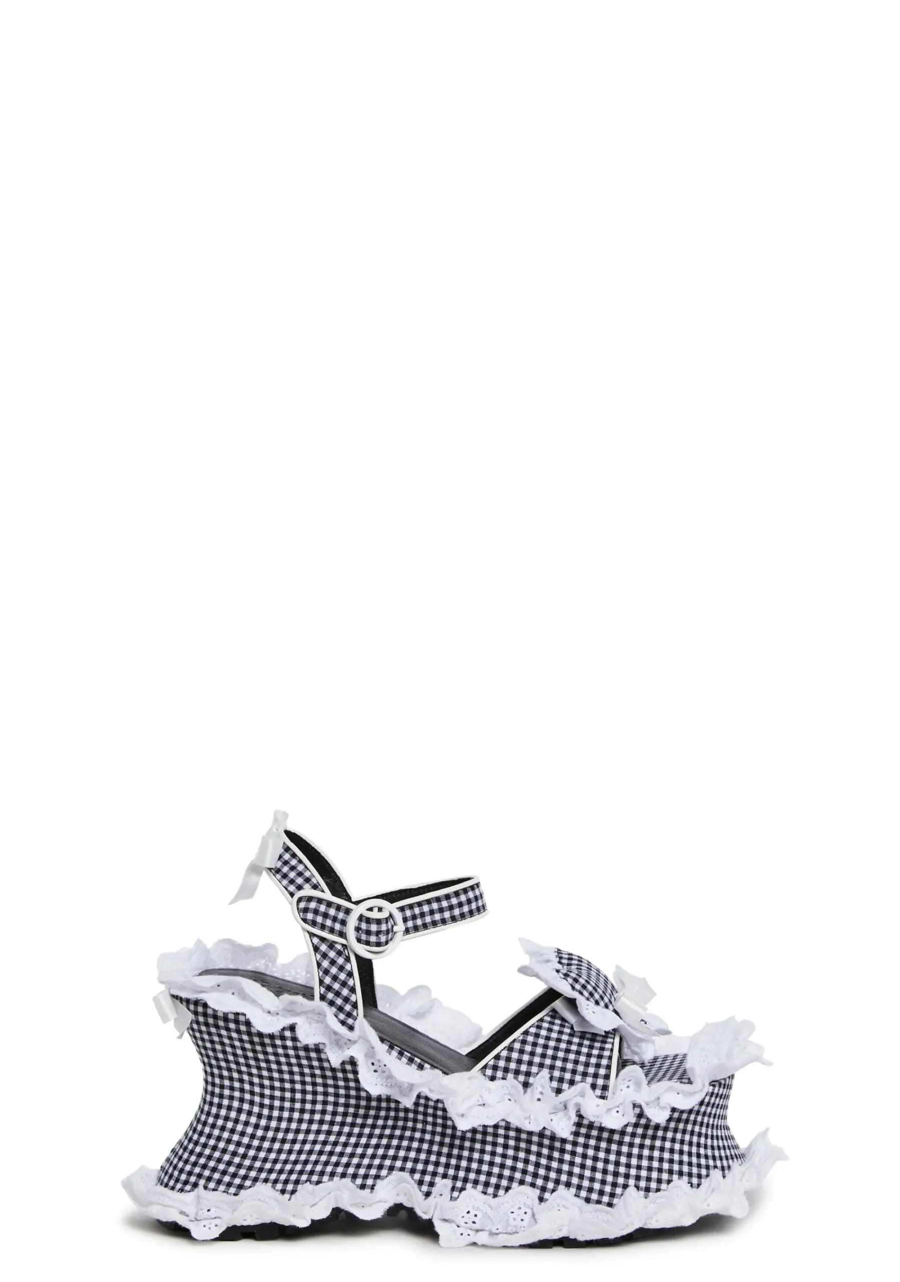 Sugar Thrillz Heels*Sunbeam Memories Wedge Heels - Black