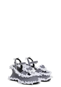 Sugar Thrillz Heels*Sunbeam Memories Wedge Heels - Black