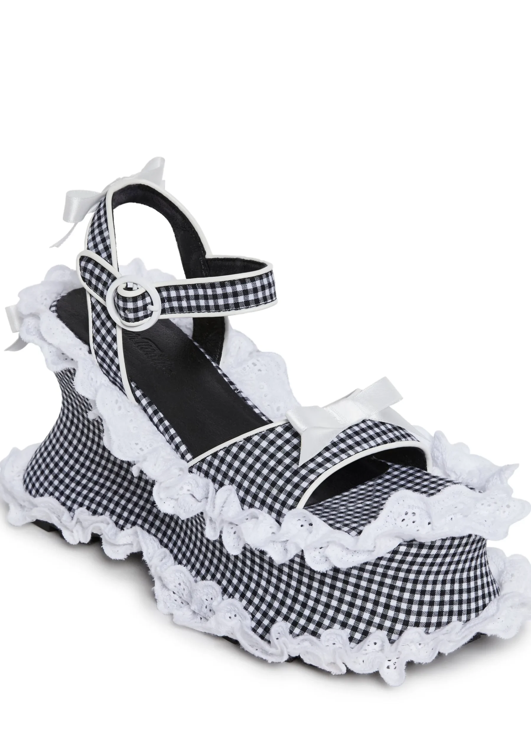 Sugar Thrillz Heels*Sunbeam Memories Wedge Heels - Black