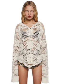 Current Mood Outerwear|Sweatshirts & Hoodies*Sunset Fling Crochet Poncho