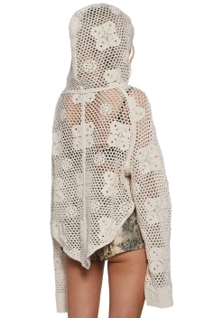 Current Mood Outerwear|Sweatshirts & Hoodies*Sunset Fling Crochet Poncho