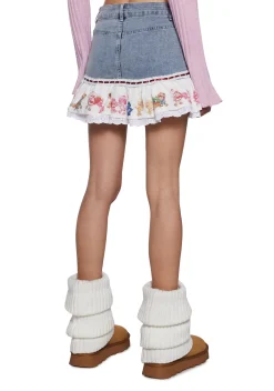 Dolls Kill | Care Bears x Strawberry Shortcake Bottoms|Skirts*Sweet Cheers Mini Skirt