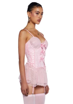 Sugar Thrillz Lingerie*Sweet Courtship Lace Teddy