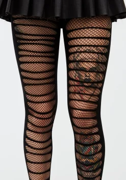 x_Leg Avenue Socks & Tights*Sweet Disaster Fishnet Tights