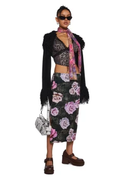 dELiA*s by Dolls Kill Bottoms|Skirts*Sweet Disposition Velour Midi Skirt