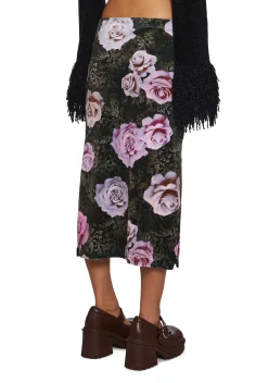 dELiA*s by Dolls Kill Bottoms|Skirts*Sweet Disposition Velour Midi Skirt