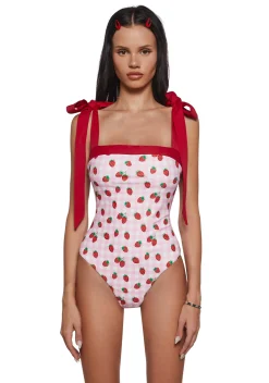 Sugar Thrillz Swim|Plus*Sweet Life One Piece Swimsuit - Gingham