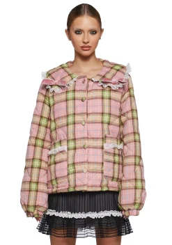 Sugar Thrillz Outerwear|Plus*Sweet Love Story Quilted Jacket
