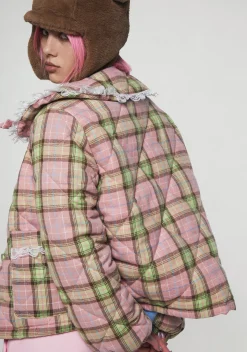 Sugar Thrillz Outerwear|Plus*Sweet Love Story Quilted Jacket