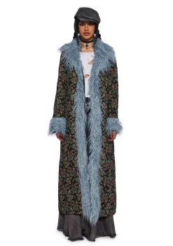 Current Mood Outerwear|Plus*Sweet Pea Serenity Faux Fur Coat