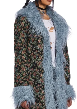 Current Mood Outerwear|Plus*Sweet Pea Serenity Faux Fur Coat