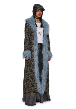 Current Mood Outerwear|Plus*Sweet Pea Serenity Faux Fur Coat