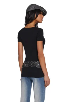 x_Heart & Hips Tops*Sweet Rebellion Short Sleeve Top - Black