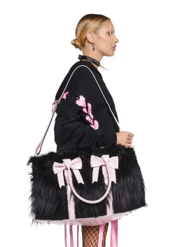 Current Mood Bags*Sweet Sinner Weekender Bag - Black/Pink