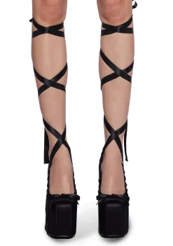 Sugar Thrillz Platforms|Heels*Sweet Sonata Ballet Wrap Heels