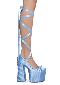 Sugar Thrillz Platforms|Heels*Sweet Sonata Ballet Wrap Heels